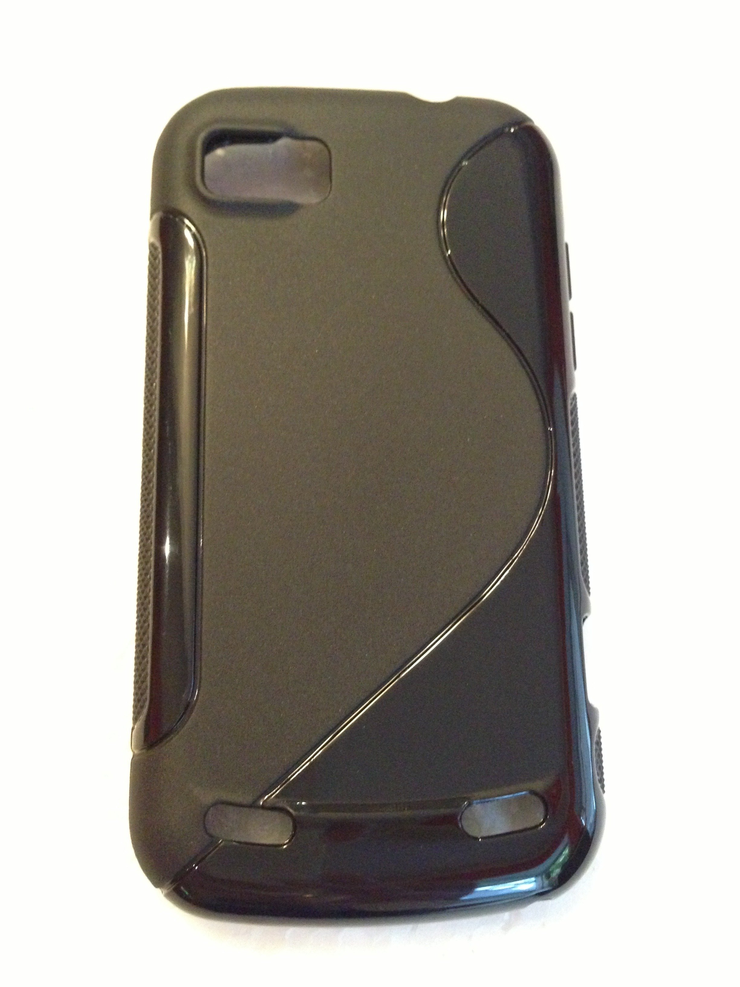 ZTE Grand X V970 S Line Back Case Cover Bumper Silicone Black maks