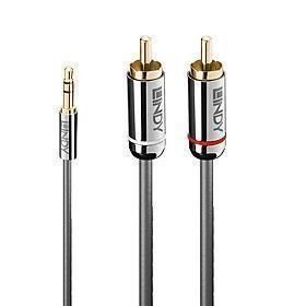 Lindy CABLE AUDIO 3.5MM TO PHONO/0.5M 35332