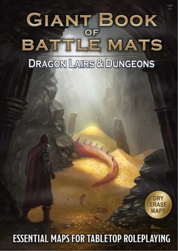 Loke battlemats Dragon Lairs & Dungeons A Giant Book of Battle Mats