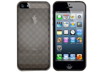 Apple iPhone 5 Stylish Gel Silicone Case cover Bumper Transparent maks silikona