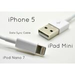 Apple iPhone 5 iPod Touch 5 Nano 7 iPad 4 Retina Mini data cable charger datu kabelis lādētājs