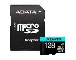 Adata MEMORY MICRO SDXC 128GB W/AD./AUSDX128GUI3V30SA2-RA1