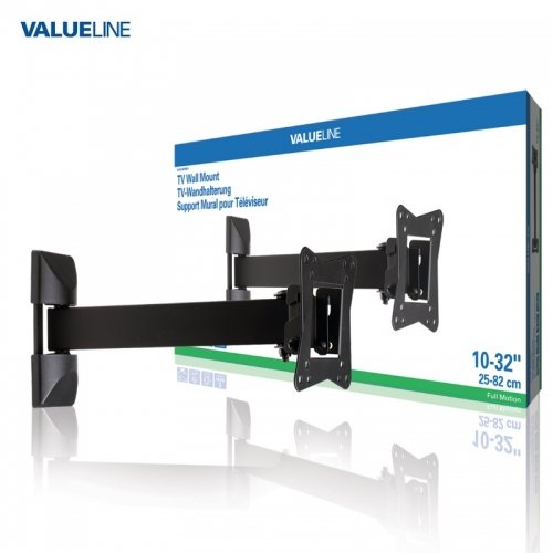Valueline VLM-MFM21 Universāls LCD/LED/Plasma TV Stiprinājums 10-32" (30kg Max) Melns