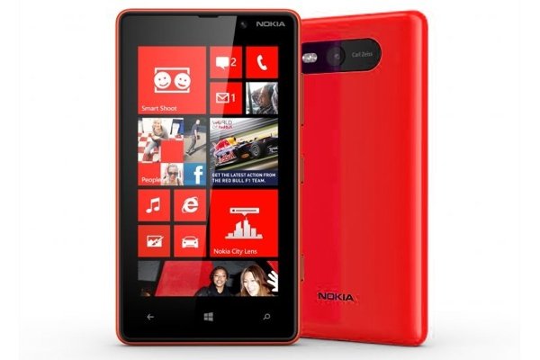 Nokia 820 Lumia Red Windows 8 Phone