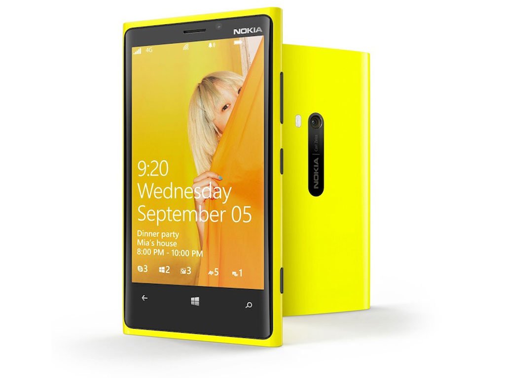 Nokia 820 Lumia Yellow Windows 8 Phone