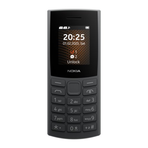 Nokia 105 4G TA-1691 DS CHARCOAL 2025