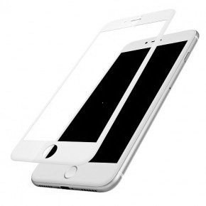 iPhone 8 Plus Baseus 3D Aizsargstikls (Balts)