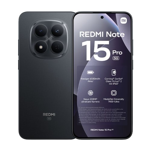 Xiaomi Redmi Note 15 Pro  DS 8gbram 256gb - Black