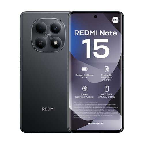 Xiaomi Redmi Note 15  DS 6gbram 128gb - Black
