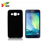 Forcell Jelly Back Case Samsung A300 Galaxy A3 silikong&Auml;&ldquo;la telefona apvalks Melns