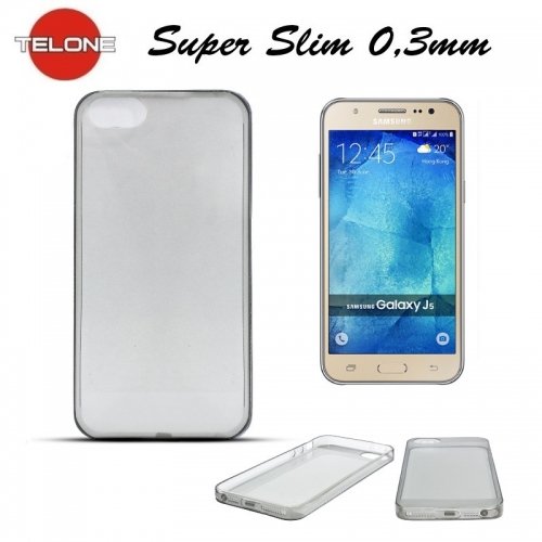 Telone Ultra Slim 0.3mm Back Case Samsung J500F Galaxy J5 super plāns telefona apvalks Melns