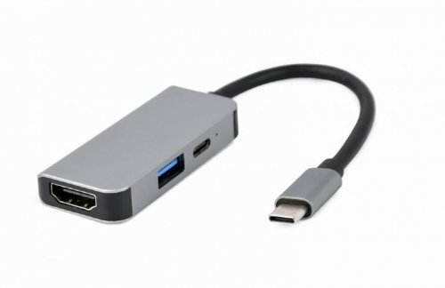 Gembird I/O ADAPTER USB-C TO HDMI/USB3/3IN1 A-CM-COMBO3-02