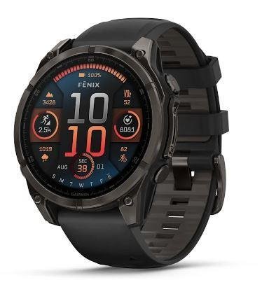 Garmin SMARTWATCH FENIX 8 SAPPHIRE/BLACK/GRAY 010-02905-21