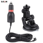 SJCam Original SJ4000 SJ5000 M10 M20 Camera Car Suction Cup Fixation + DC Micro USB Charger 5V 2A