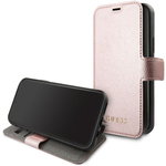 Guess iPhone 12/12 Pro 6.1 Iridescent Book Case Apple Pink