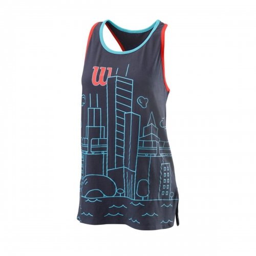 Wilson women apparel W CHI COTTON TANK Outer Space