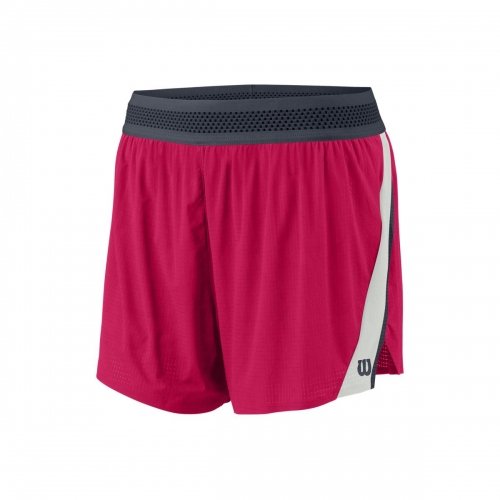 Wilson women apparel KAOS MIRAGE 3.5" SHORT LOVE POTION/BLANC