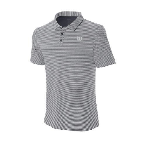Wilson men apparel M TRAINING POLO IMPERIAL EBONY