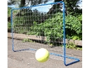 Acito florbols Vārti futbola ar tīklu, zili,180x120x60cm