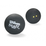 Wilson squash WILSON skvoša bumbiņas STAFF Iepakojumā 2 gb. - double yellow dot