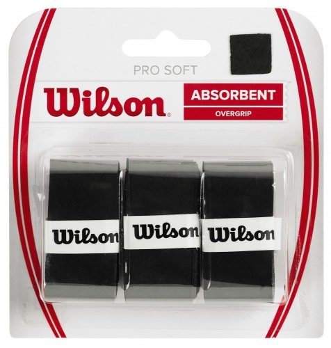 Wilson gripi PRO SOFT OVERGRIP melns 3gb./iep.