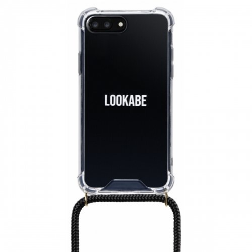 Lookabe necklace iPhone 7/8+ gold black loo002