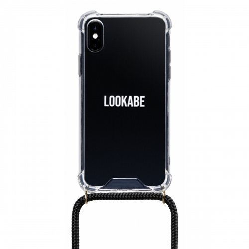 Lookabe necklace iPhone X/Xs gold black loo003