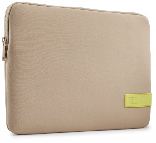 Case logic 4699 Reflect Laptop Sleeve 15,6 REFPC-116 Plaza Taupe/Sun-Lime