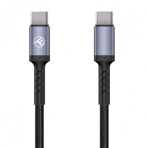 Tellur Type-C To Type-C Cable 3A 60W 1m Black