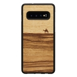 Samsung MAN&WOOD SmartPhone case Galaxy S10 terra black