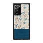 Man&wood MAN&WOOD case for Galaxy Note 20 Ultra blue flower black