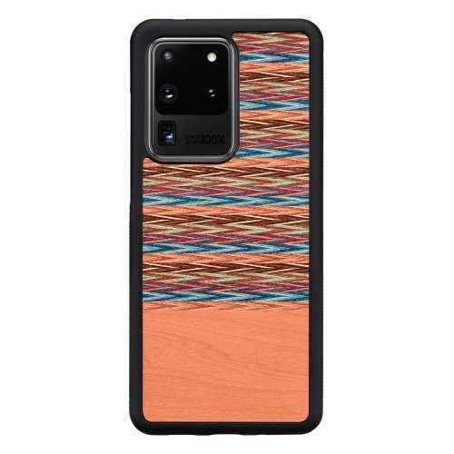 Man&amp;wood MAN&amp;WOOD case for Galaxy S20 Ultra browny check black