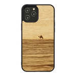 Man&wood MAN&WOOD case for iPhone 12/12 Pro terra black
