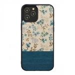 Man&wood MAN&WOOD case for iPhone 12/12 Pro blue flower black