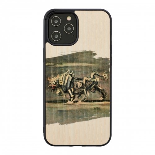 Man&wood MAN&WOOD case for iPhone 12/12 Pro white bull