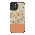 Man&wood MAN&WOOD case for iPhone 12 Pro Max pink flower black