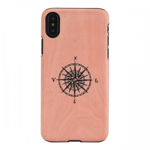 Man&wood MAN&WOOD SmartPhone case iPhone X/XS compass black