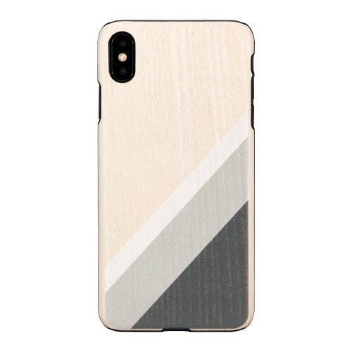 Man&wood MAN&WOOD SmartPhone case iPhone XS Max gray suit black