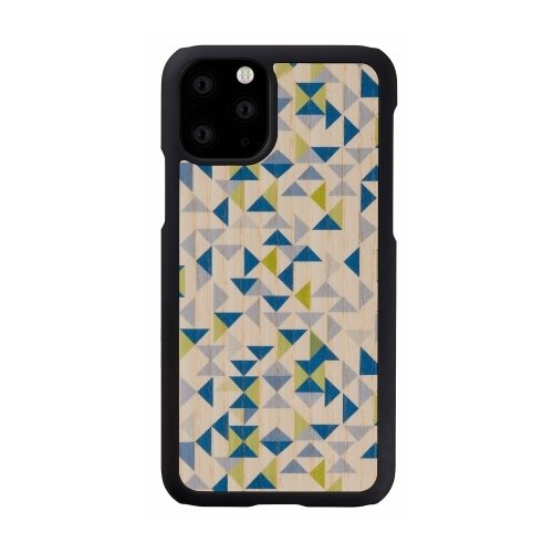 Man&wood MAN&WOOD SmartPhone case iPhone 11 Pro blue triangle black