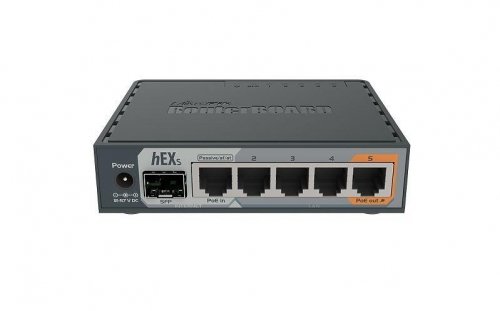 Mikrotik NET ROUTER 10/100/1000M 5PORT/HEX S RB760IGS