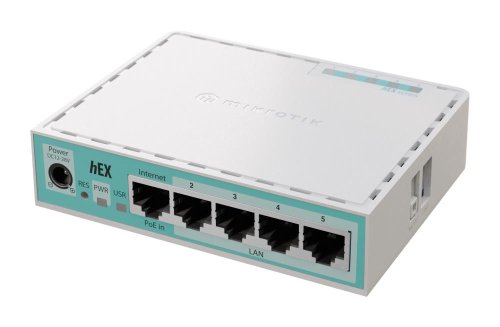 Mikrotik NET ROUTER 10/100/1000M 5P HEX/E50UG