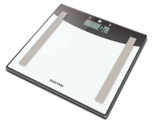 Salter 9137 SVWH3REU16 Silver White Glass Analyser Scale