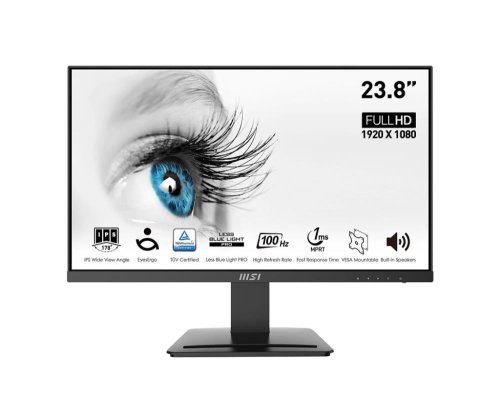 LCD Monitor|MSI|PRO MP243X|23.8"|Business|Matte|Panel IPS|1920x1080|16:9|100Hz|4 ms|Speakers|PROMP243X