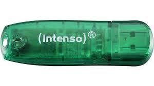 Intenso MEMORY DRIVE FLASH USB2 8GB/GREEN 3502460