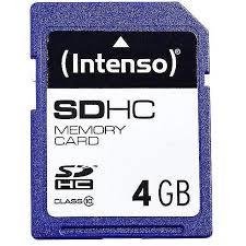 Intenso MEMORY SDHC 4GB C10/3411450