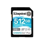 Kingston 512GB SDXC Canvas Go Plus 170R