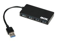 Ibox IUH3F56 HUB USB 3.0 BLACK 4-P