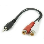 Gembird CABLE AUDIO 3.5MM TO 2RCA/SOCKET CCA-406