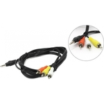Gembird CABLE AUDIO 3.5MM 4PIN TO 3RCA/AV 2M CCA-4P2R-2M