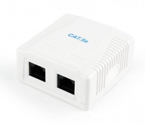 Gembird CABLE ACC MOUNT BOX 2XCAT5E/NCAC-2U5E-01